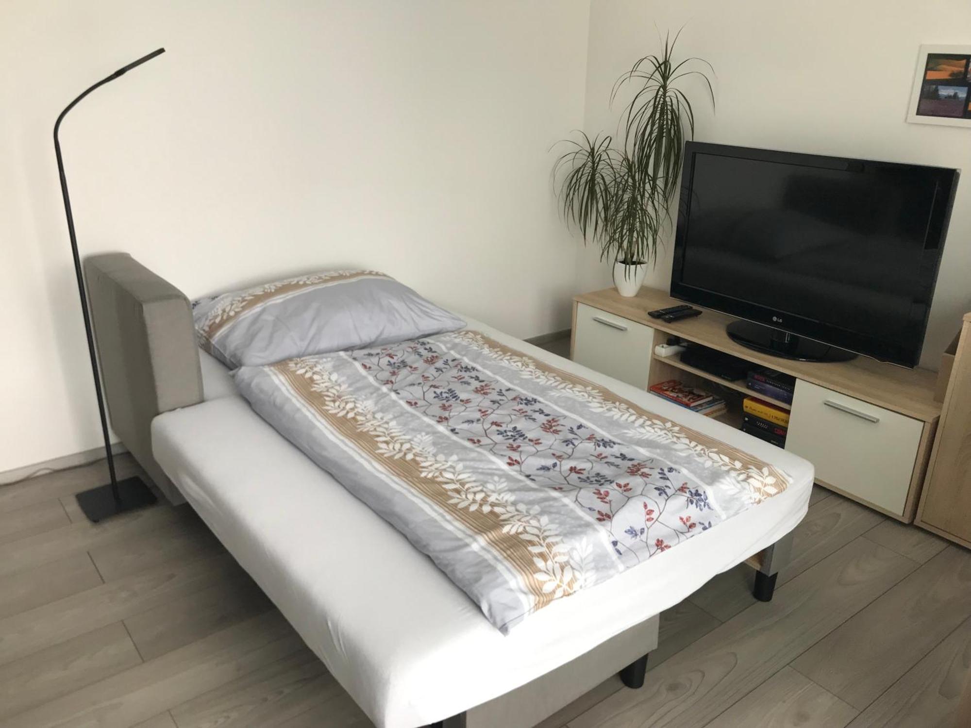 Prijemny Apartman Krovi V Rodinnem Domku Se Sdilenym Bazenem, Terasou A Zahradou Esterno foto